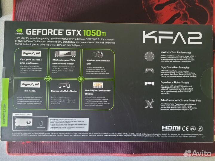 KFA2 GeForce GTX 1050 Ti 4Gb