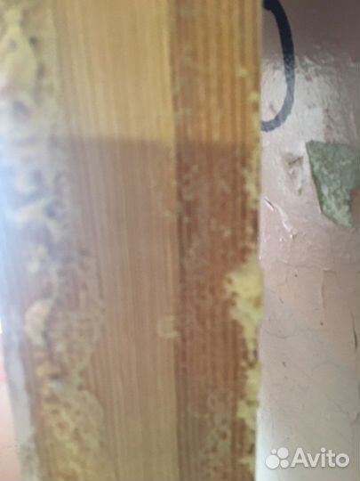 Дверь деревянная межкомн. со стеклом бу. 80*200