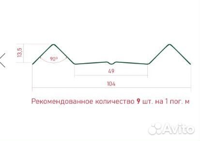 Штакетник металлический