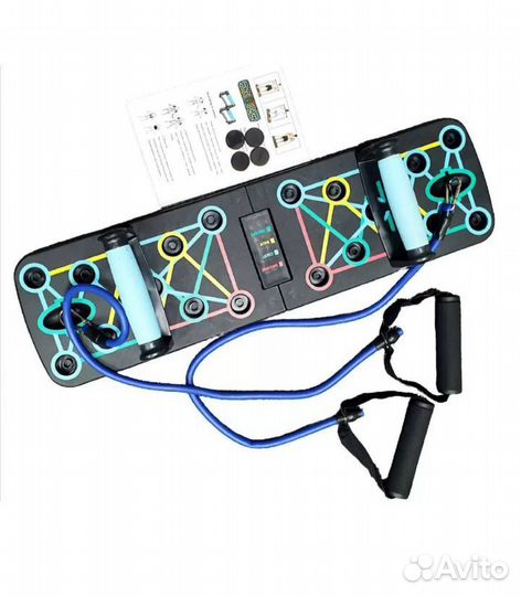 Платформа (доска) для отжиманий с упорами