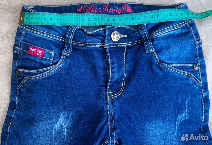 Джинсы на 7 лет и блузка