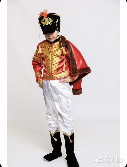 Костюм карнавальный для мальчика 116 гусар