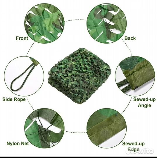 Камуфляжная сетка маскировочная сеть