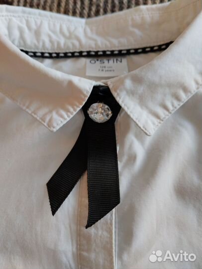 Рубашка ostin 7-8л