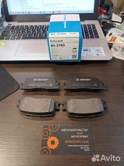 Колодки задние Toyota Camry V30, Lexus ES