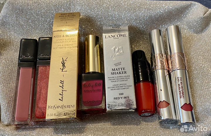 Косметика Guerlain, Givenchy, mufe, YSL,Lancome