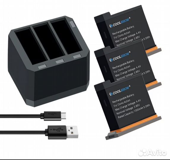 Аккумуляторы для экшн камеры DJI Osmo