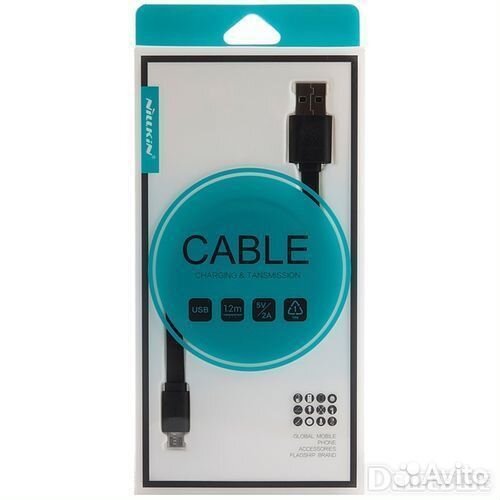 USB - microUSB кабель Nillkin 5V 2A новый