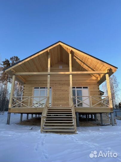 Дом из бруса 70 м2 / Ипотека