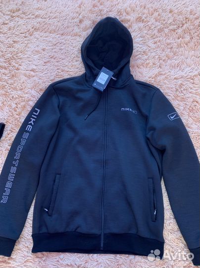 Мужской спортивный костюм на флисе nike