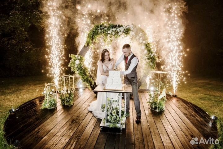 Тяжелый дым на свадьбу дневной салют