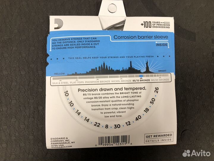 Струны для 12 струнной гитары DAddario EZ940