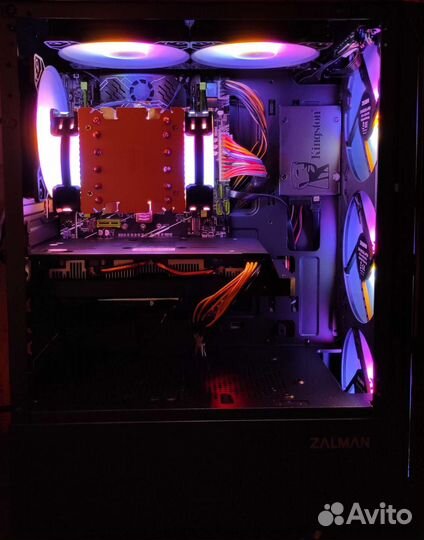 Мощный игровой компьютер с видеокартой RX 580 8 GB
