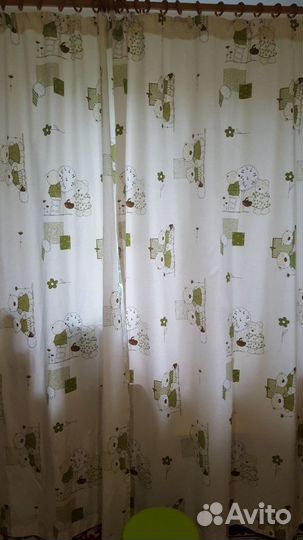 Шторы в детскую комнату-состояние новых