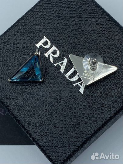 Серьги prada