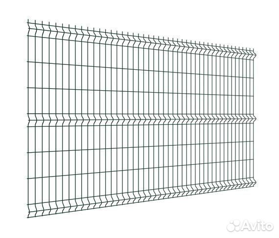 Ограждения 3D GL Панель Light 1,53х2,5 RAL 6005