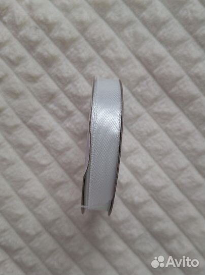 Лента атласная белая