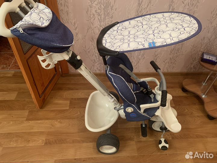 Трехколесный велосипед Smart Trike синий