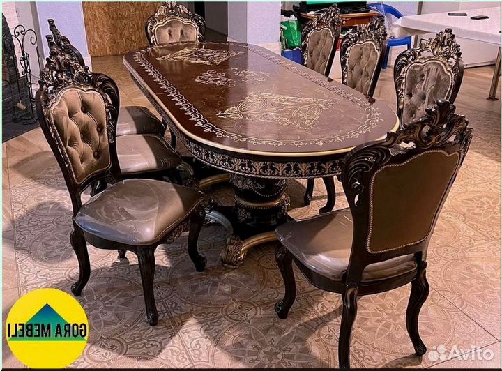 Кухонный стол раскладной белый