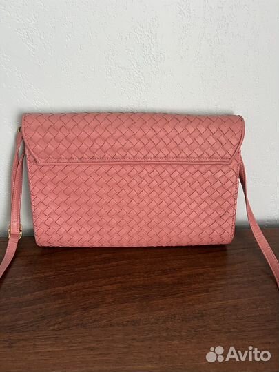 Сумка плетеная натуральная кожа