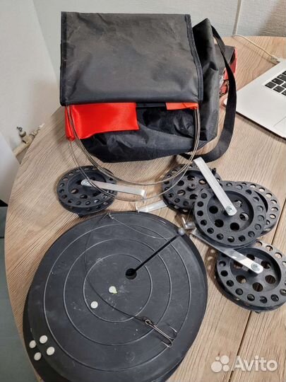 Жерлицы оснащённые (щука) - 5 шт с сумкой