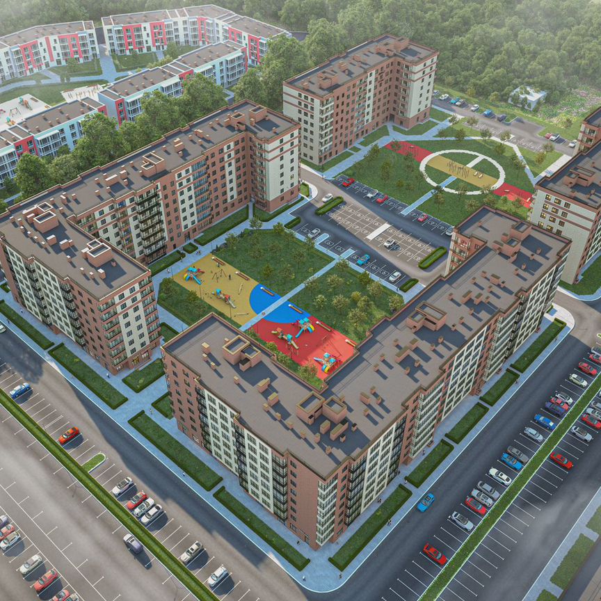 1-к. квартира, 56,9 м², 6/8 эт.