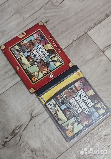 Gta San Andreas PC DVD Лицензия Слипкейс Редкость