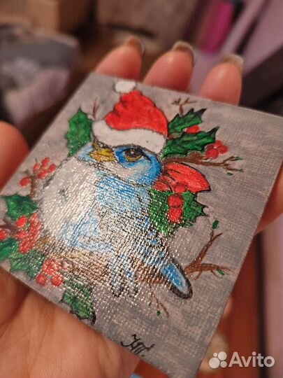 Магнитики на холодильник ручной работы