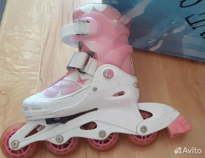 Роликовые коньки детские 30-33 /раздвижные/экипир
