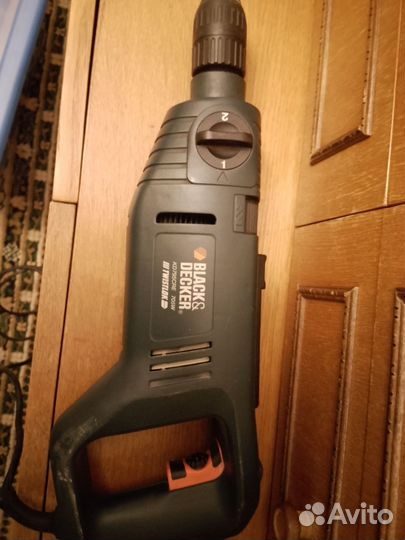 Ударная дрель black&decker KD795CRE