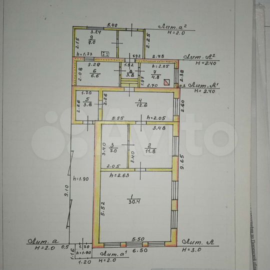 Дом 87,8 м² на участке 13,7 сот.
