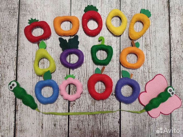 Развивающая игра из фетра 