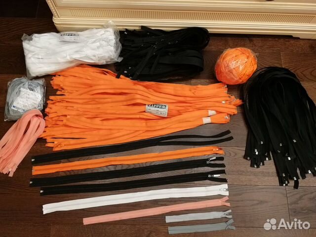 Молнии разных размеров Zipper