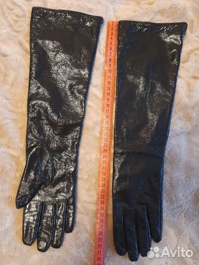 Перчатки женские кожаные