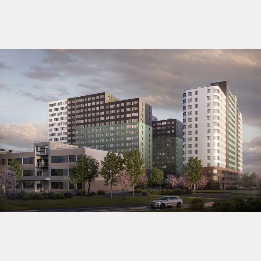 Квартира-студия, 25,7 м², 4/17 эт.