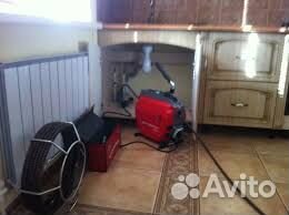 Прочистка канализации. Чистка засоров труб