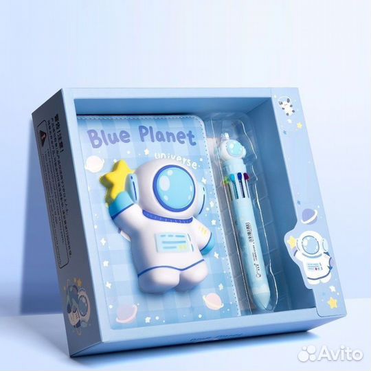 Блокнот и ручка в подарочной коробке