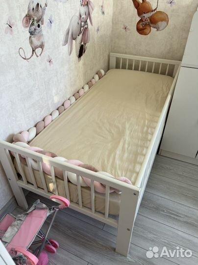 Детская кровать гуливер икея с матрасом орматек