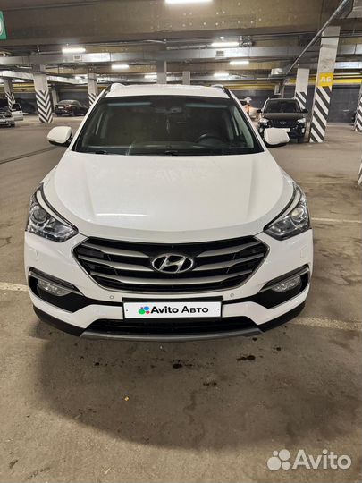 Hyundai Santa Fe 2.2 AT, 2017, 174 693 км