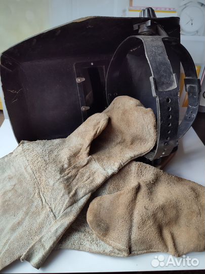 Маска (щиток), краги (рукавицы) СССР