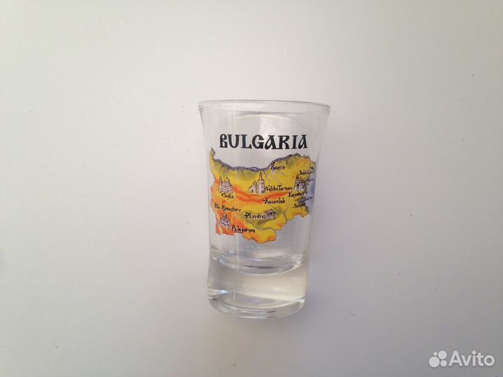 Сувенирная стопка из Болгарии Новая