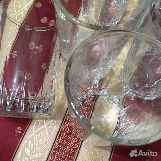 Большие Стаканы под под напитки 6 шт по 0,400 м