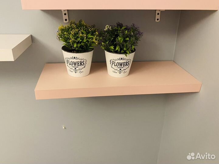 Полка настенная навесная комплект в детскую