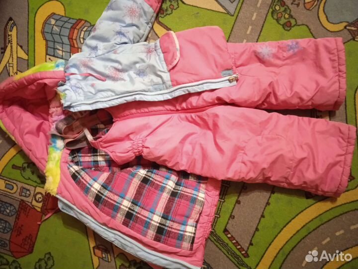 Зимний комбинезон для девочки 104 110