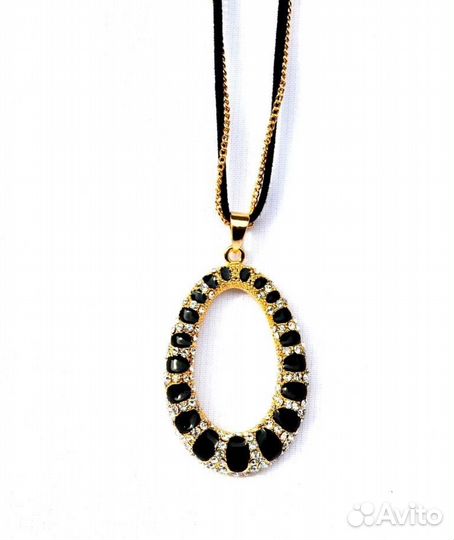 Кулон с камнями бижутерия