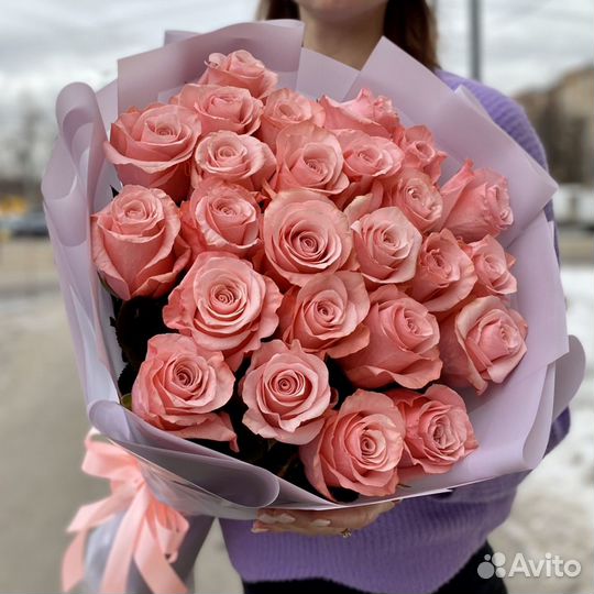 Букет 25 роз 101 75 51