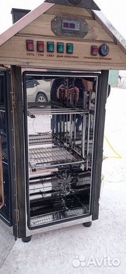 Коптильня горячего копчения. Из нержавейки