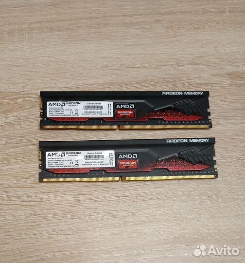 Оперативная память AMD Radeon R9 Gamer 8 Гб DDR4