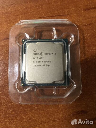 Процессор intel core i3 9100f