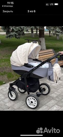 Коляска 2 в 1 adamex pajero